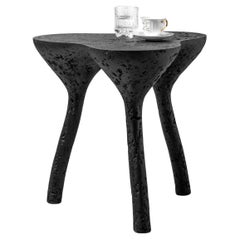 Tripod Black Coffee Table by Donatas Zukauskas
