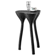 Tripod Black Side Table by Donatas Zukauskas