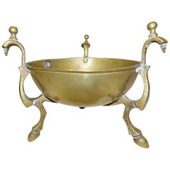 Tripod Cachepot Brass Bowl