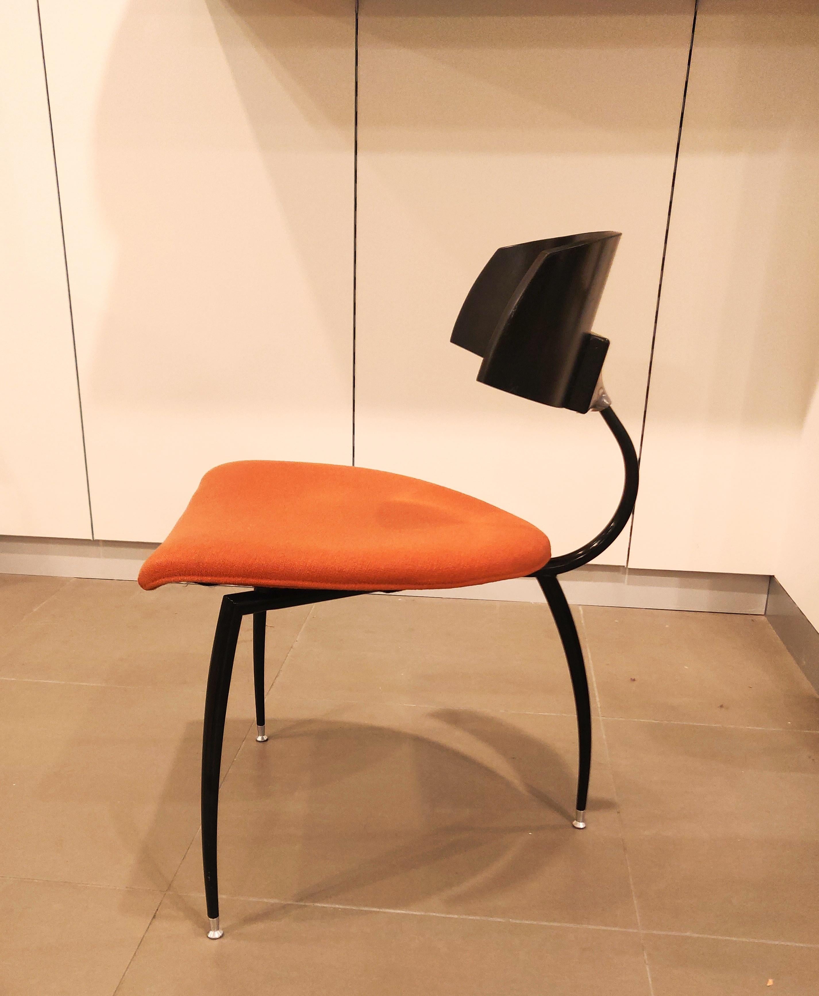 Tripod Chair by Lande, Dutch Design, 1980s In Good Condition For Sale In MIJDRECHT, NL