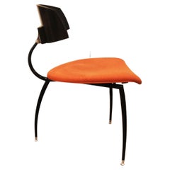 Dreibein-Stuhl von Lande, niederländisches Design, 1980er Jahre