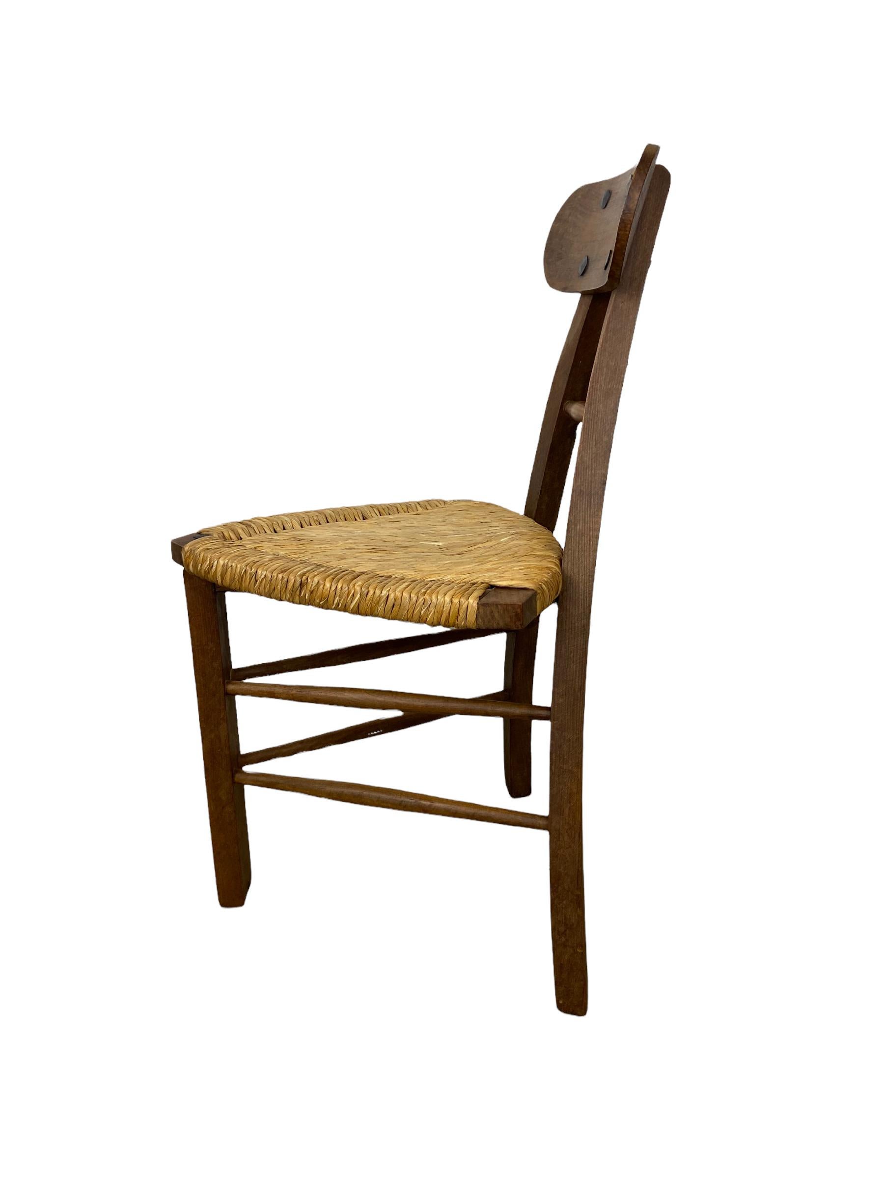 Mid-20th Century Tripod Chair French Fifties Design For Sale