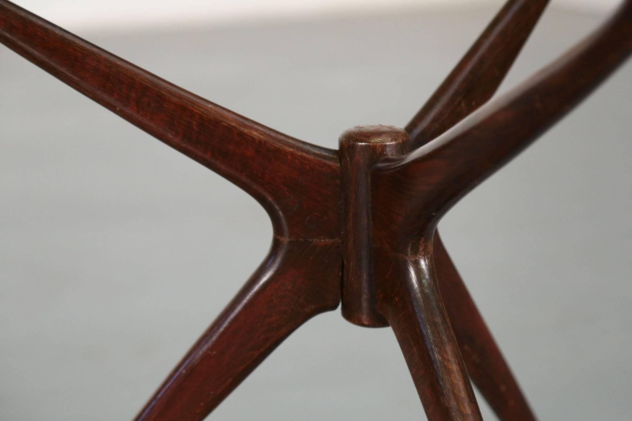 Mid-20th Century Tripod Coffee or Gueridon Table in the Style of Gio Ponti, 1960s