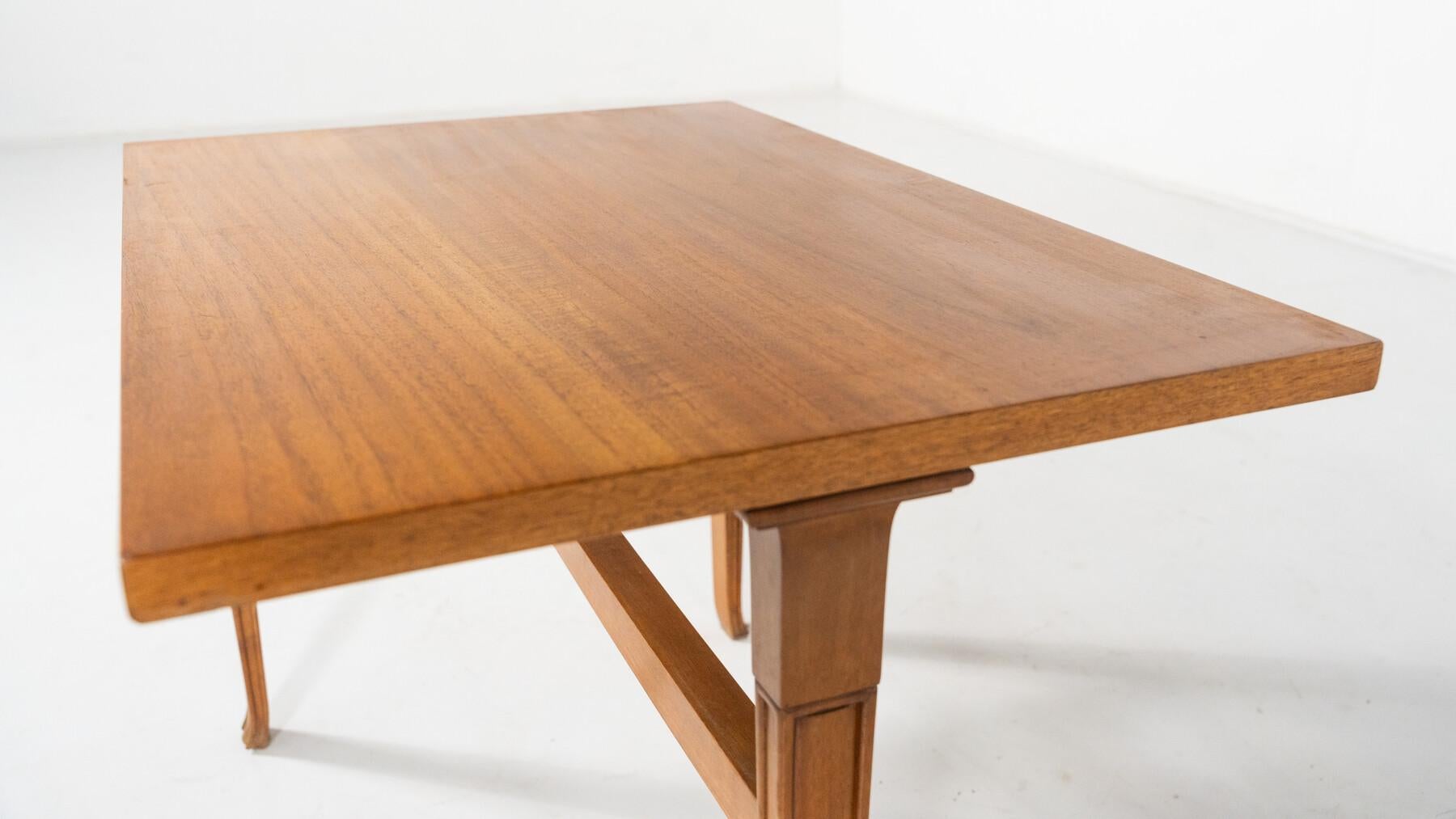 Tripod Coffee Table by T.H. Robsjohn-Gibbings for Saridis For Sale 6