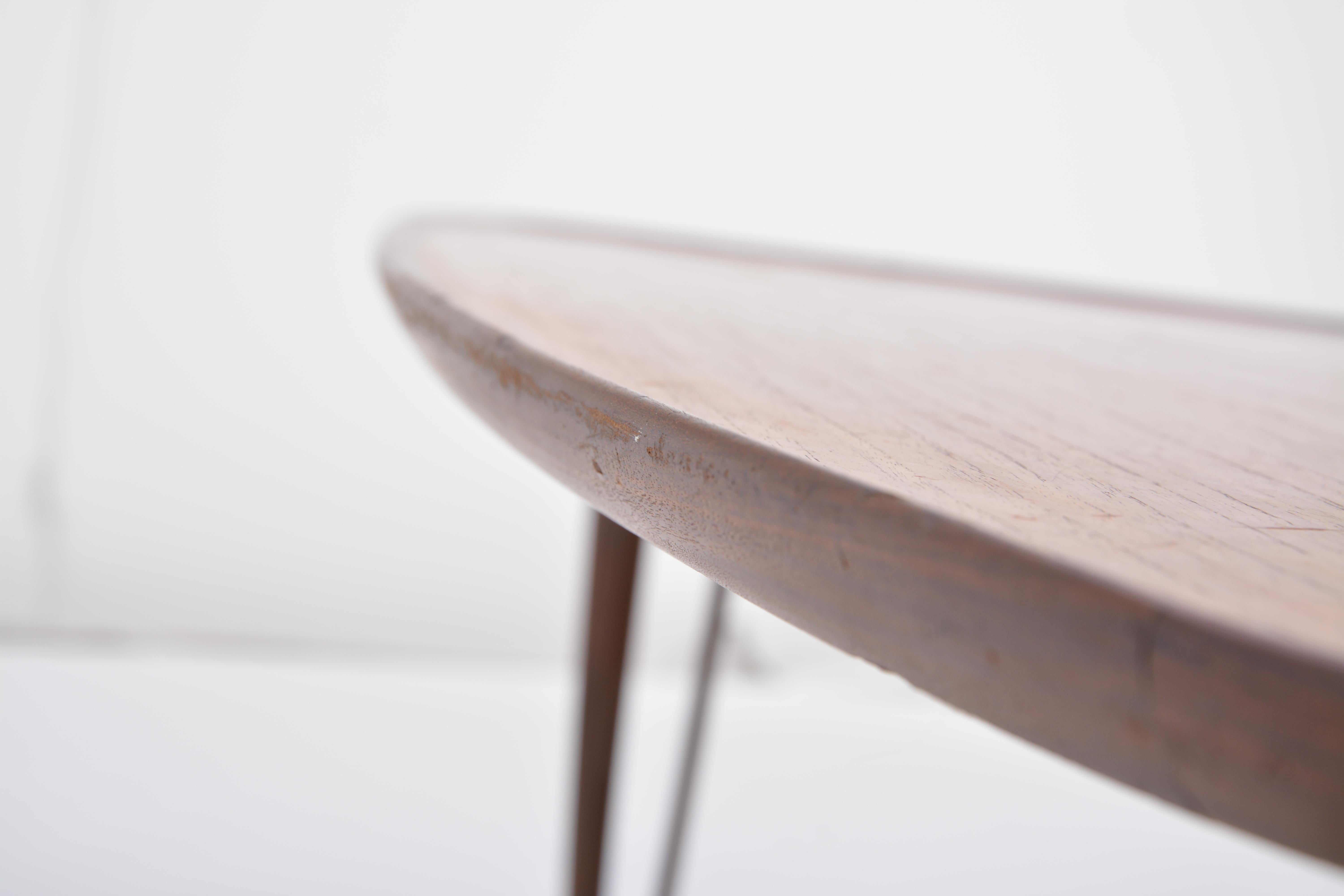 Tripod Coffee Table in Teak, BC Mobler, 1950s 7