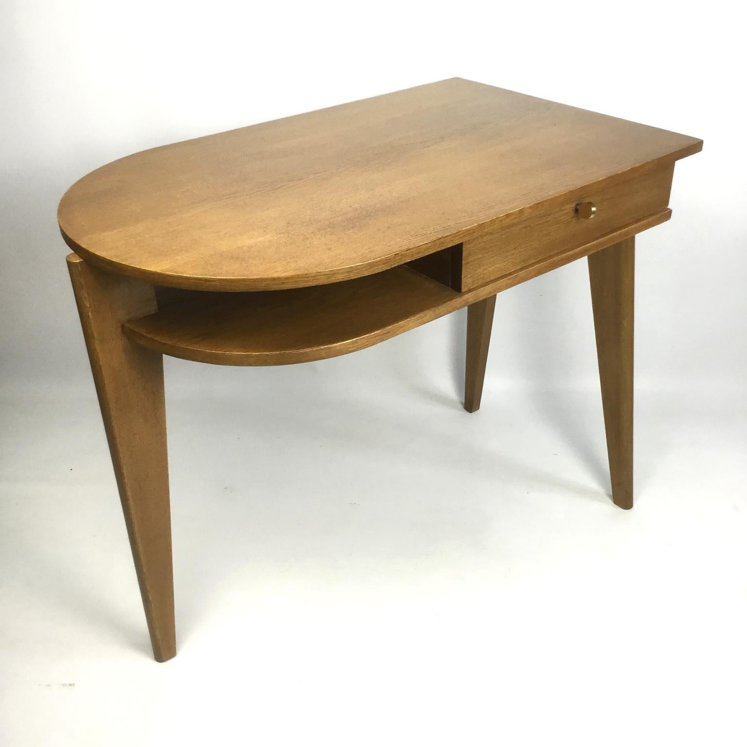 French Tripod Desk Attributed to Jacques Adnet 1950s