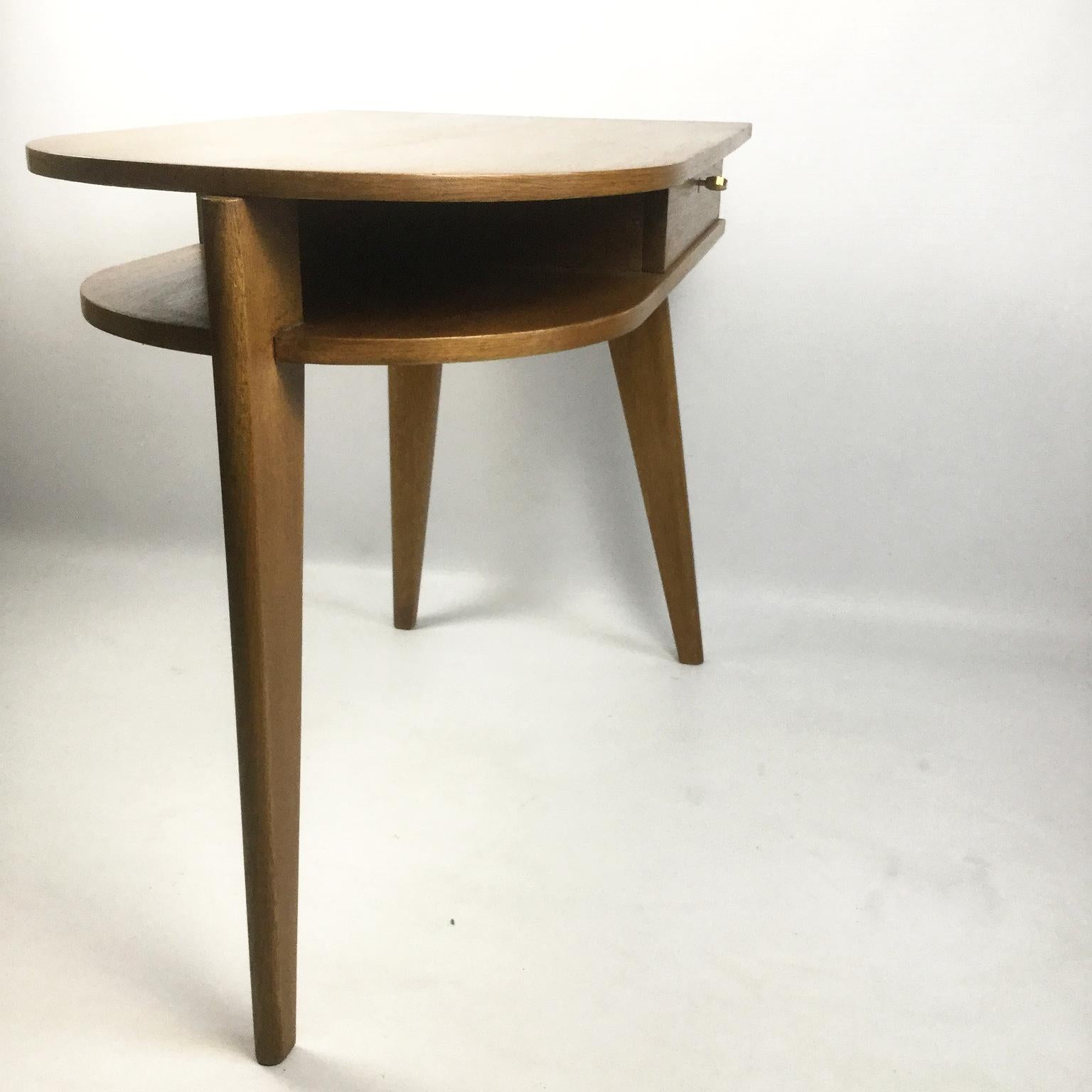 Tripod Desk Attributed to Jacques Adnet 1950s 1