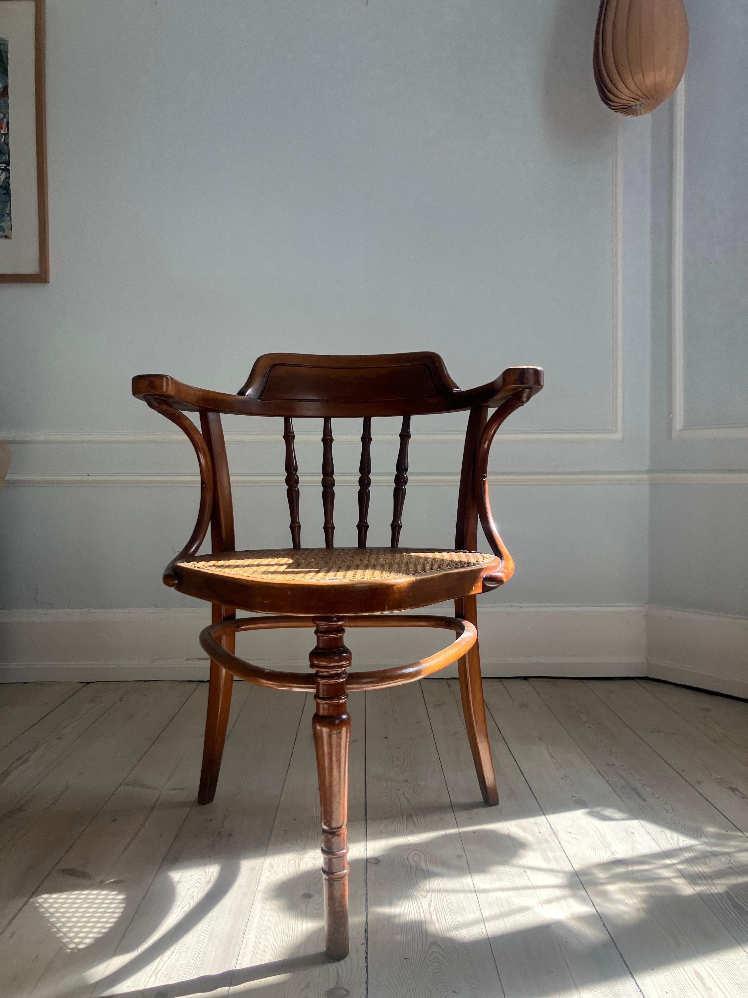 Tripod Desk Chair from Jacob & Josef Kohn For Sale 4