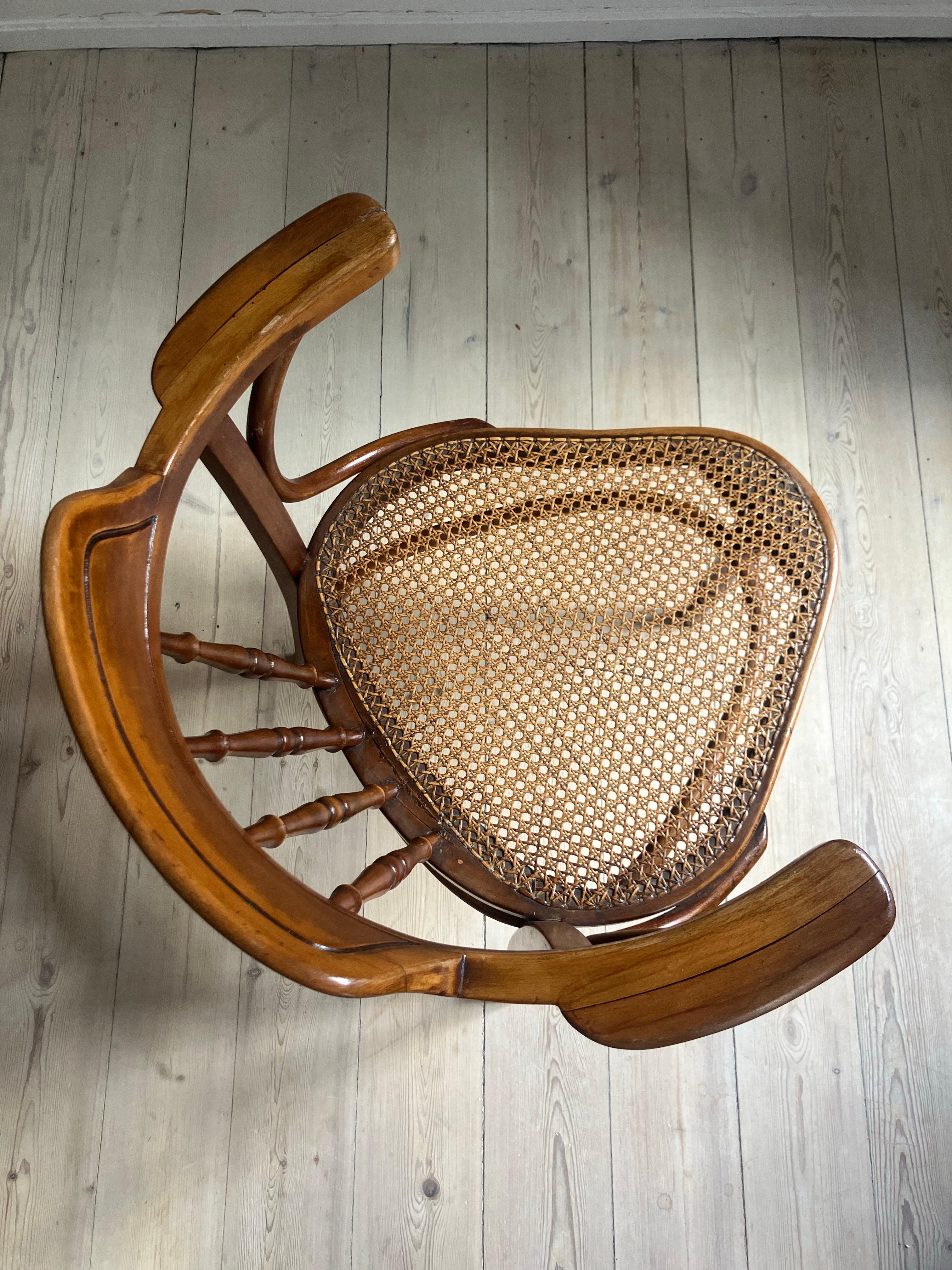 Early 20th Century Tripod Desk Chair from Jacob & Josef Kohn For Sale