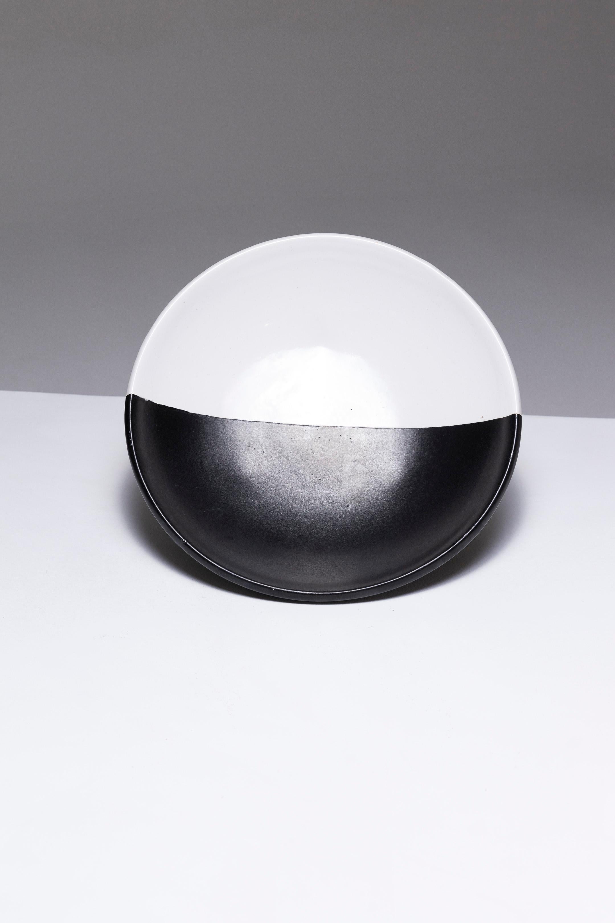Ceramic Tripod Earthenware Bowl, Vallauris, 1970s