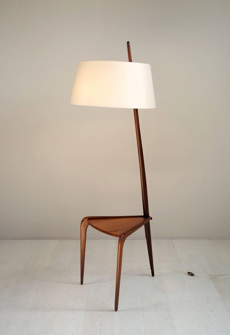 Tripod Floor Lamp by Jean Rispal, France, 1950 at 1stDibs | rispal ...