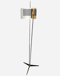 Tripod floor lamp, Edition Maison Arlus, Paris, France, circa 1950