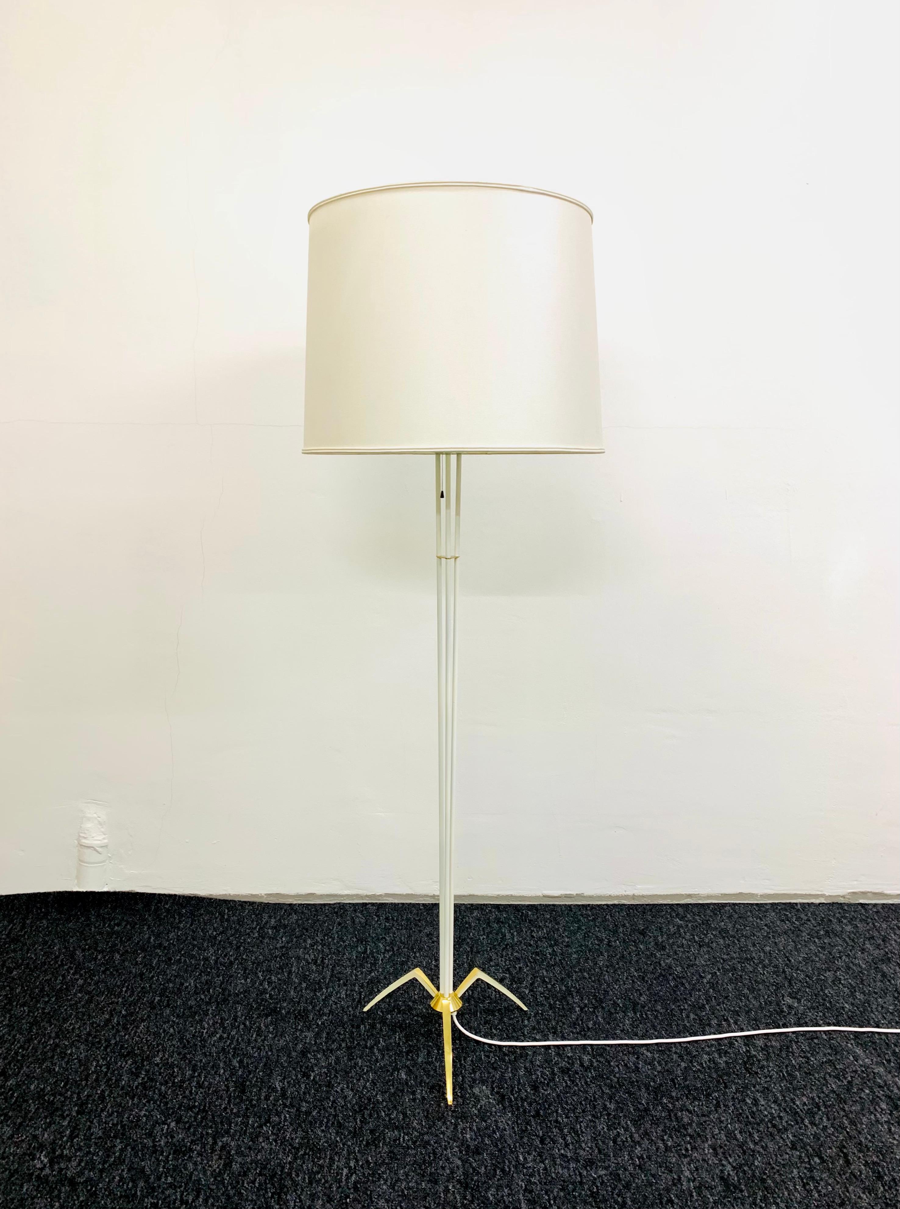 Mid-Century Modern Tripod Floor Lamp For Sale