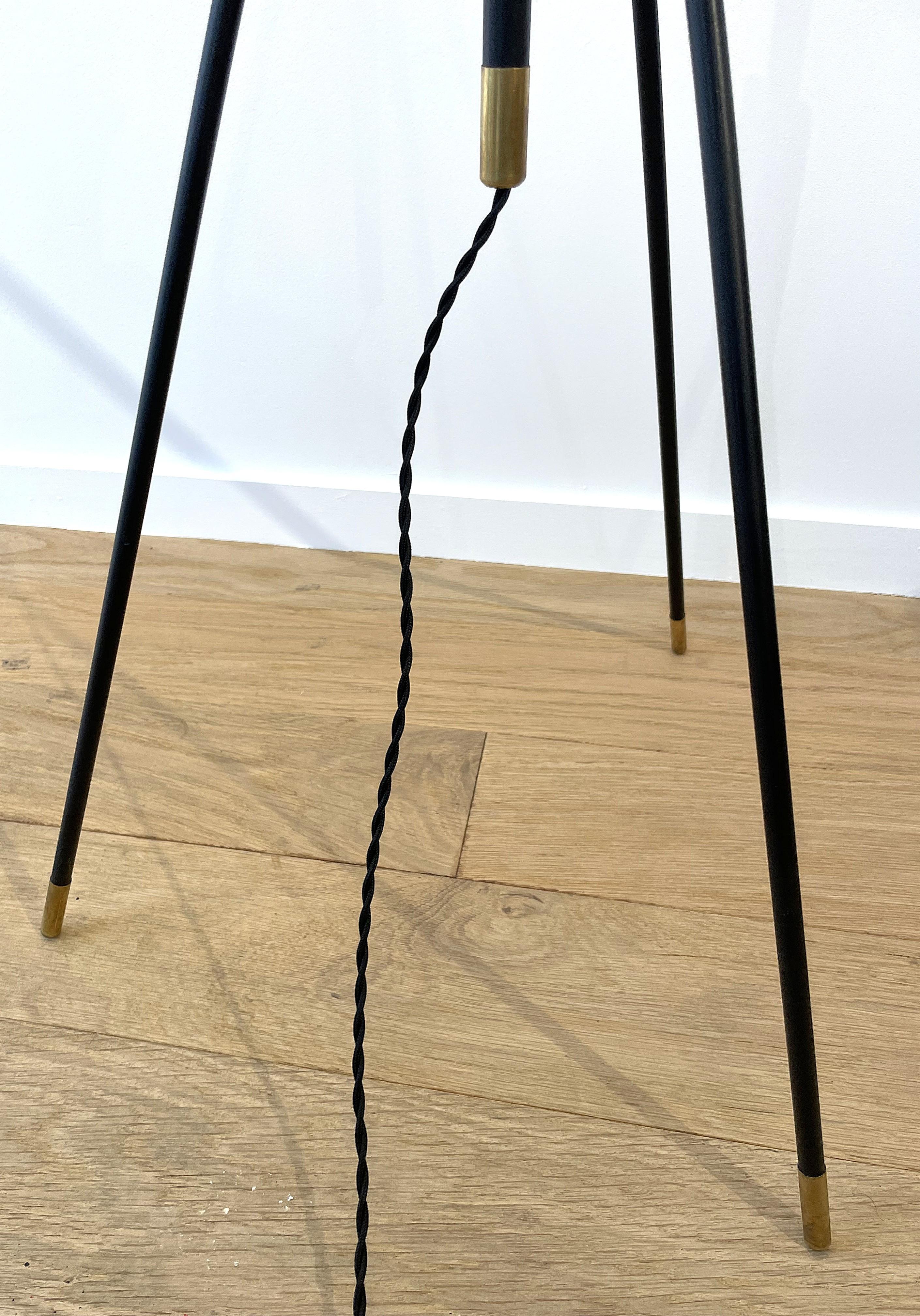 Danish Tripod floor lamp Holm Sørensen For Sale
