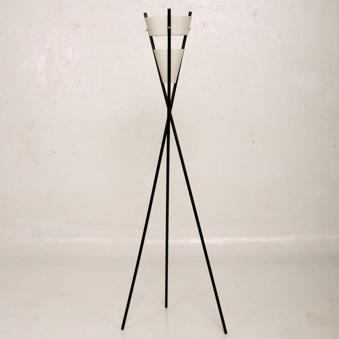 Painted Tripod Floor Lamp Mid-Century Period After Paul McCobb