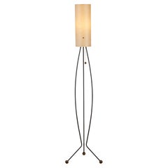 Tripod Floor Lamp with Paper Shade