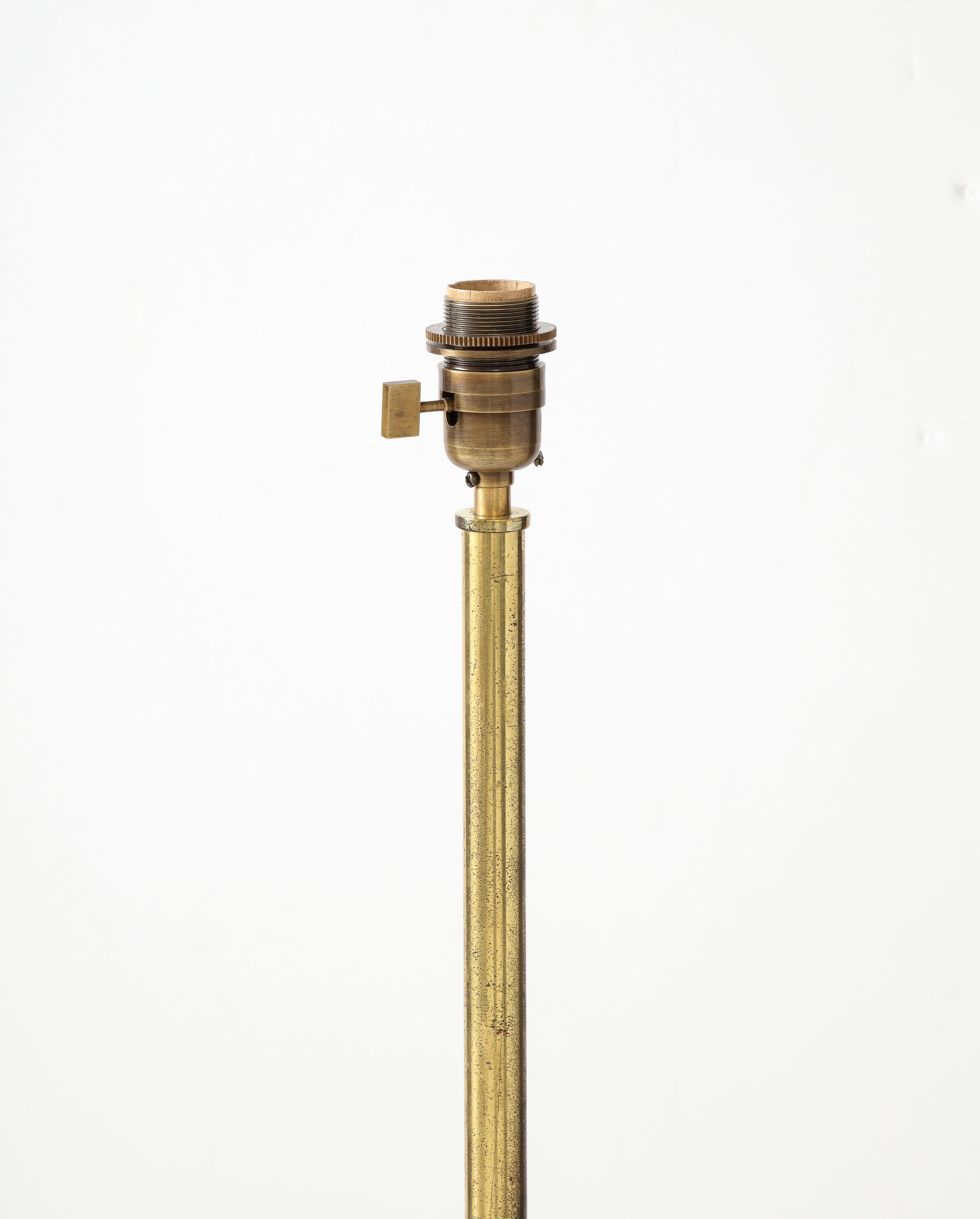 Lampadaire tripode en bronze doré att. Riccardo Scarpa - Italie - Années 1950 en vente 5