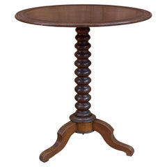 Dreibein-Gueridon-Tisch mit klappbarer Platte aus dem 19. Jahrhundert