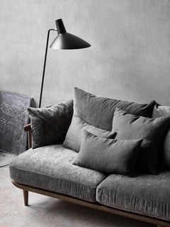 Lámpara de pie Tripod HM8, negro mate by Hvidt & Mølgaard for &Tradition