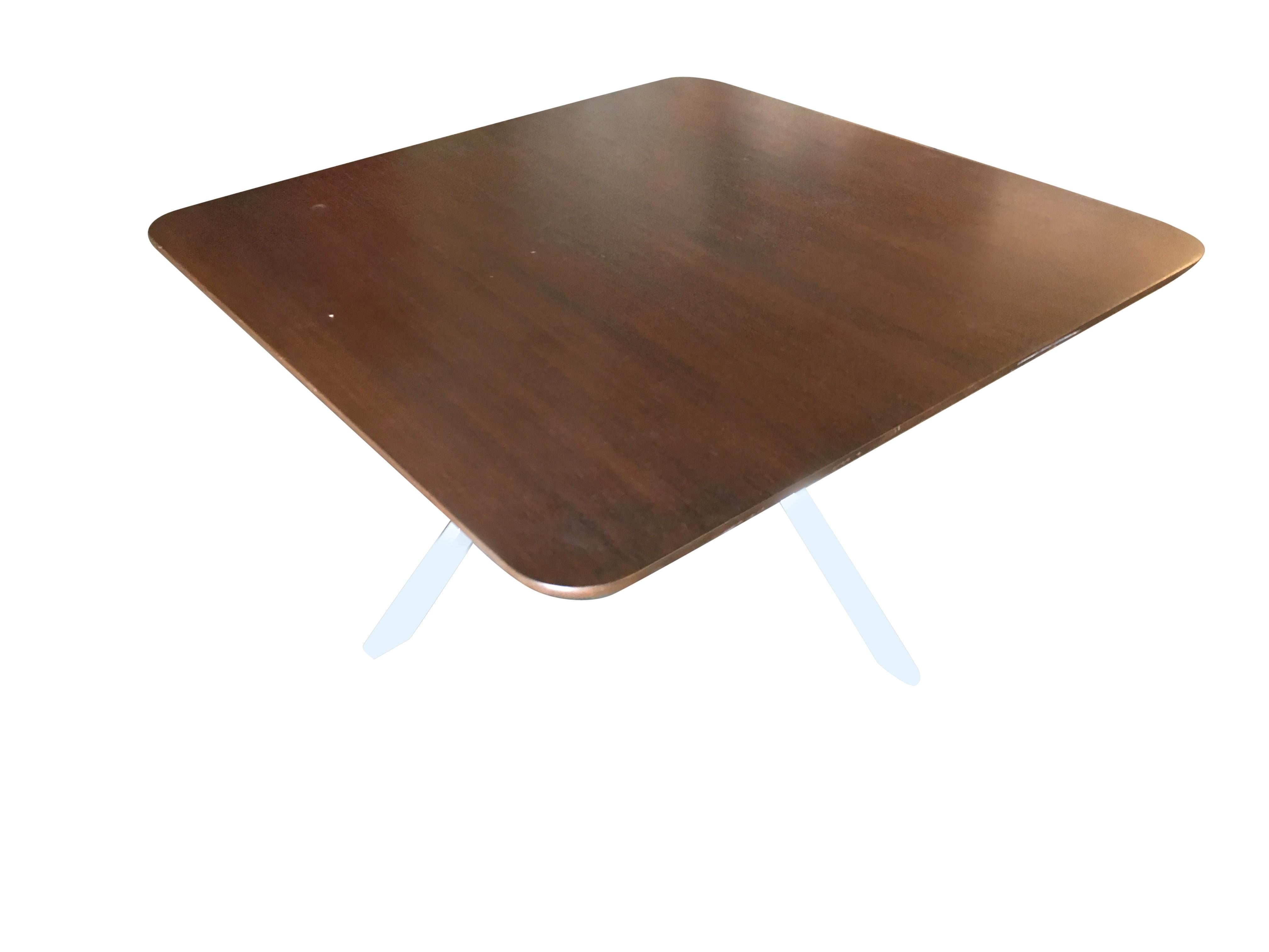 Oak Tripod Leg Side Table and Coffee Table Set