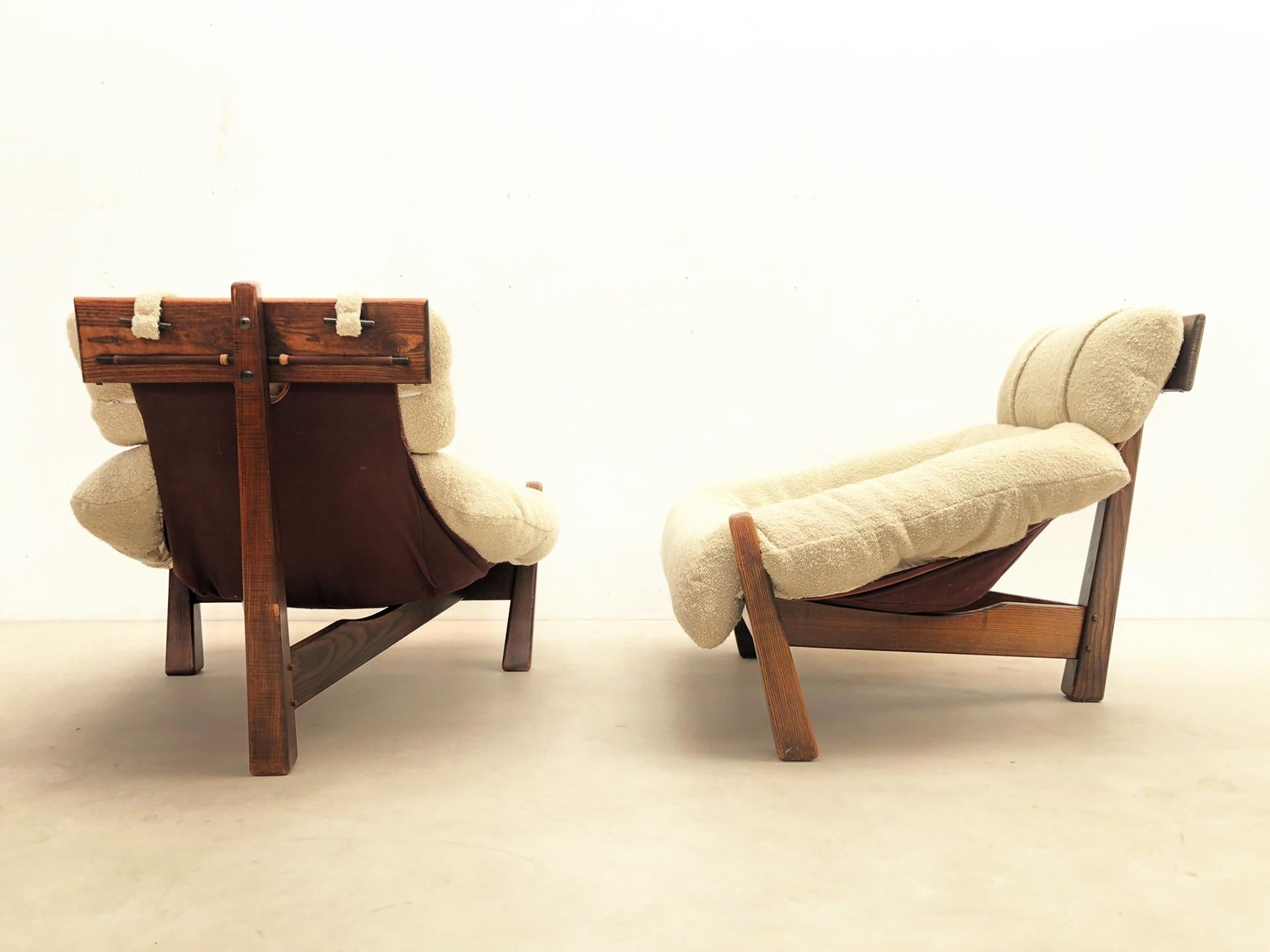 Dutch Tripod Lounge Chair by Gerard van den Berg for Montis, the Netherlands, 1970s