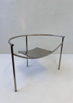 Tripod Nickel Dr Sonderbar Lounge Chair by Philippe Starck