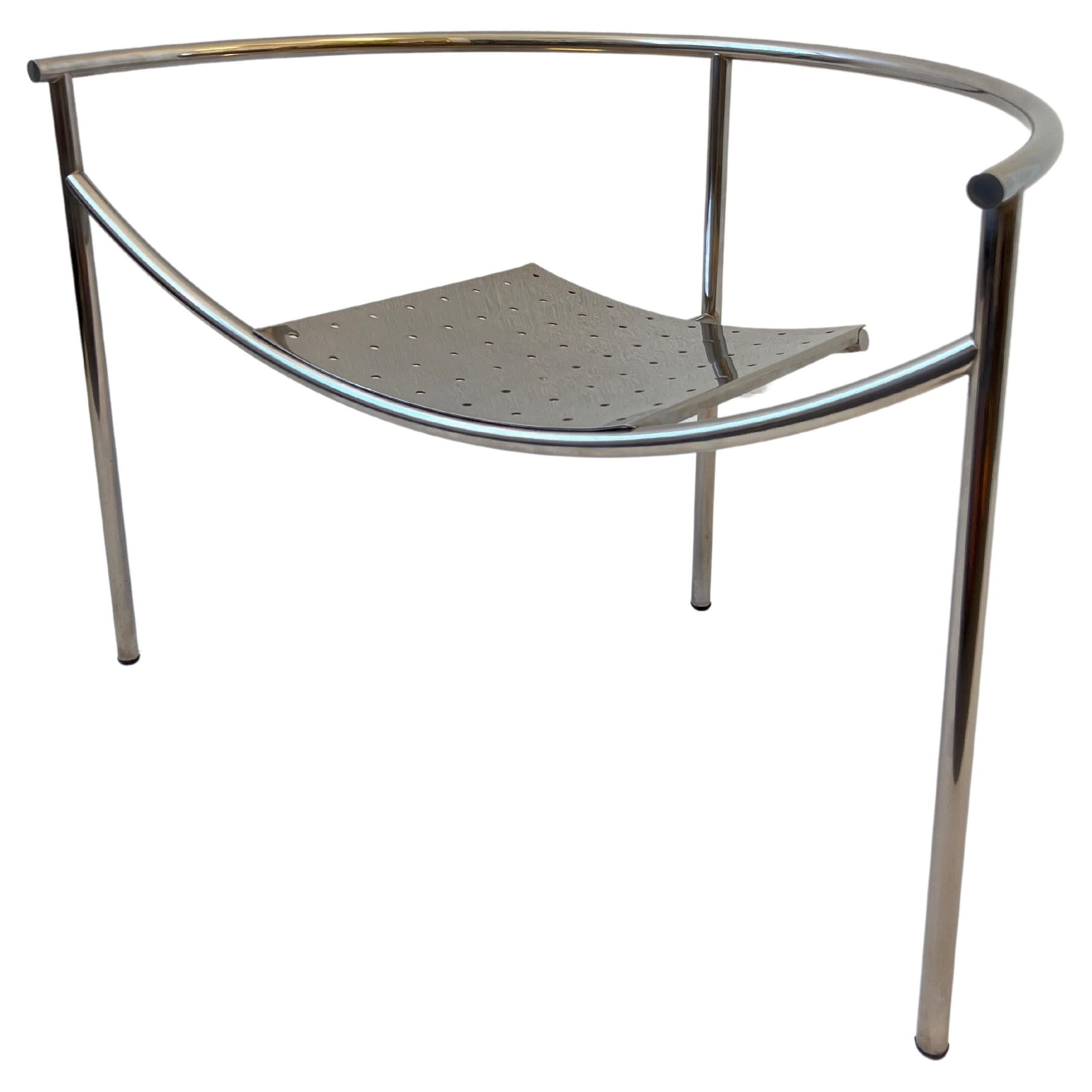 Tripod Nickel Dr Sonderbar Lounge Chair by Philippe Starck 