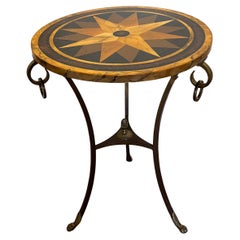 Vintage Tripod Pedestal Table - Maison Charles (signed) - France - 20th Century