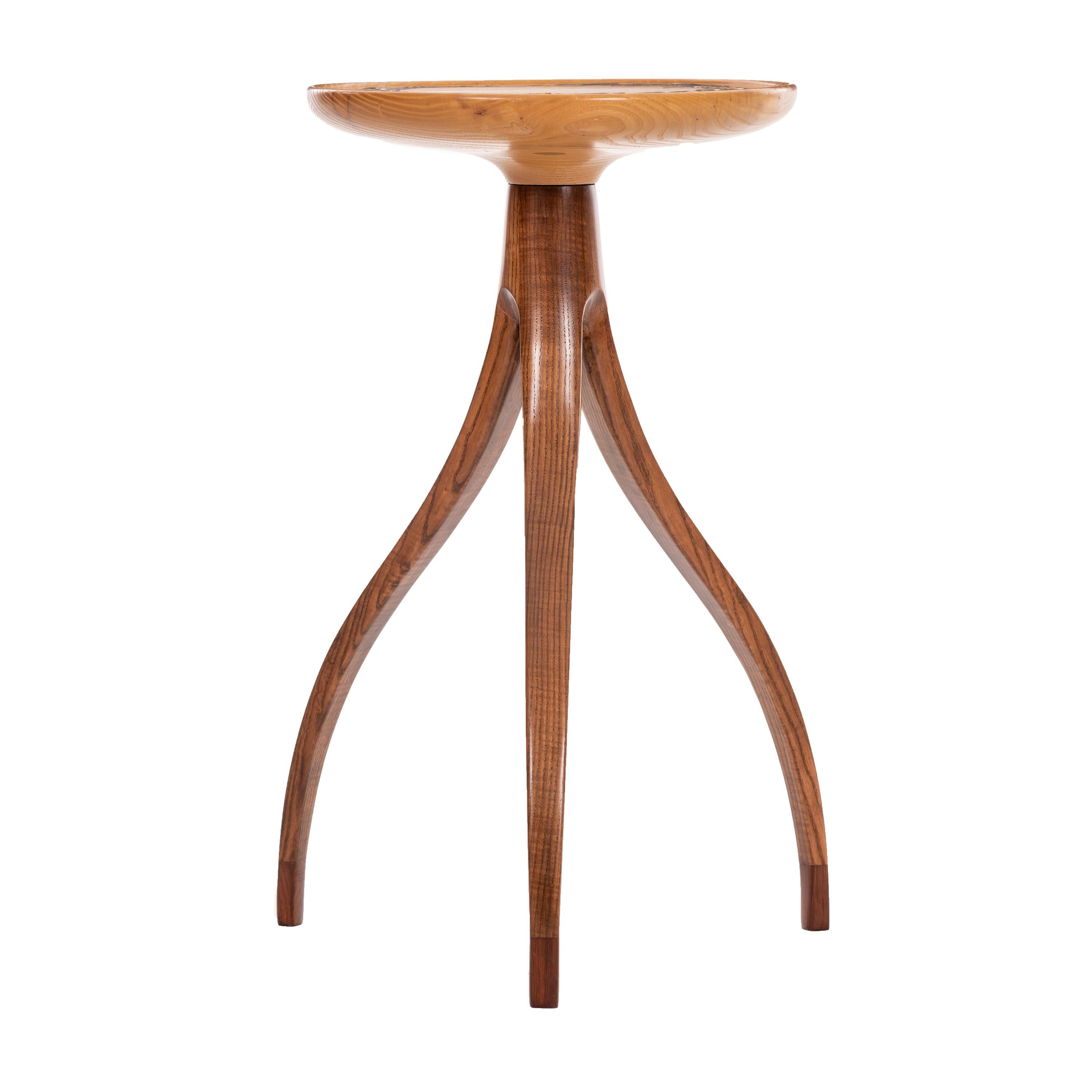 Tripod Plant Pedestal Table in the Style of Edward Wormley