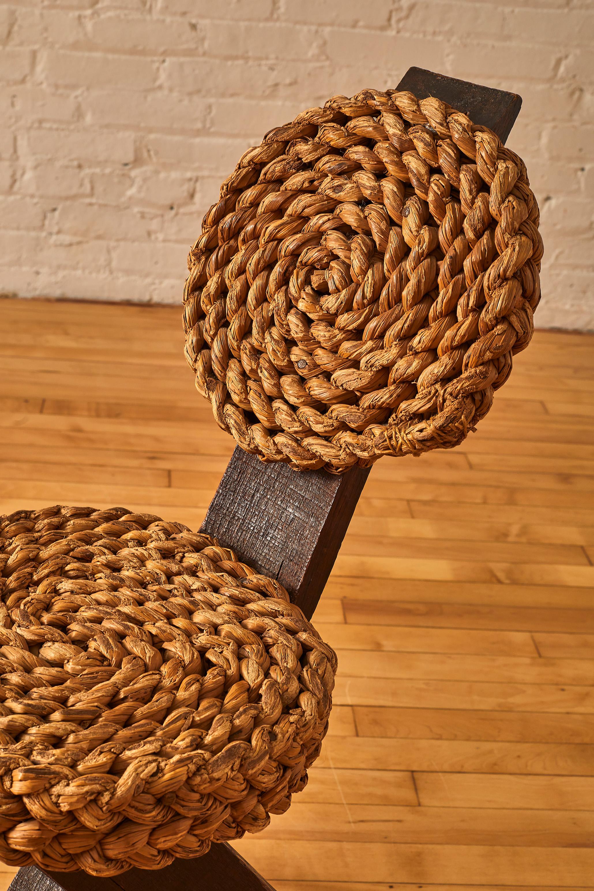 Tripod Rope Chair by Adrien Audoux & Frida Minet 1