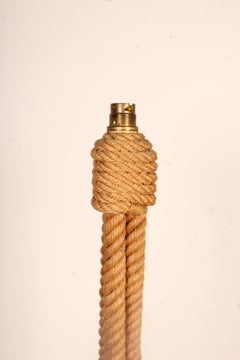 Tripod Rope Floor Lamp by Audoux Minet, France, 1960s