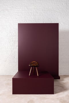 Sculpture tripode tabouret 1970