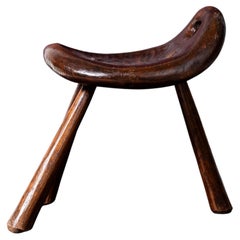 Sculpture tripode tabouret 1970