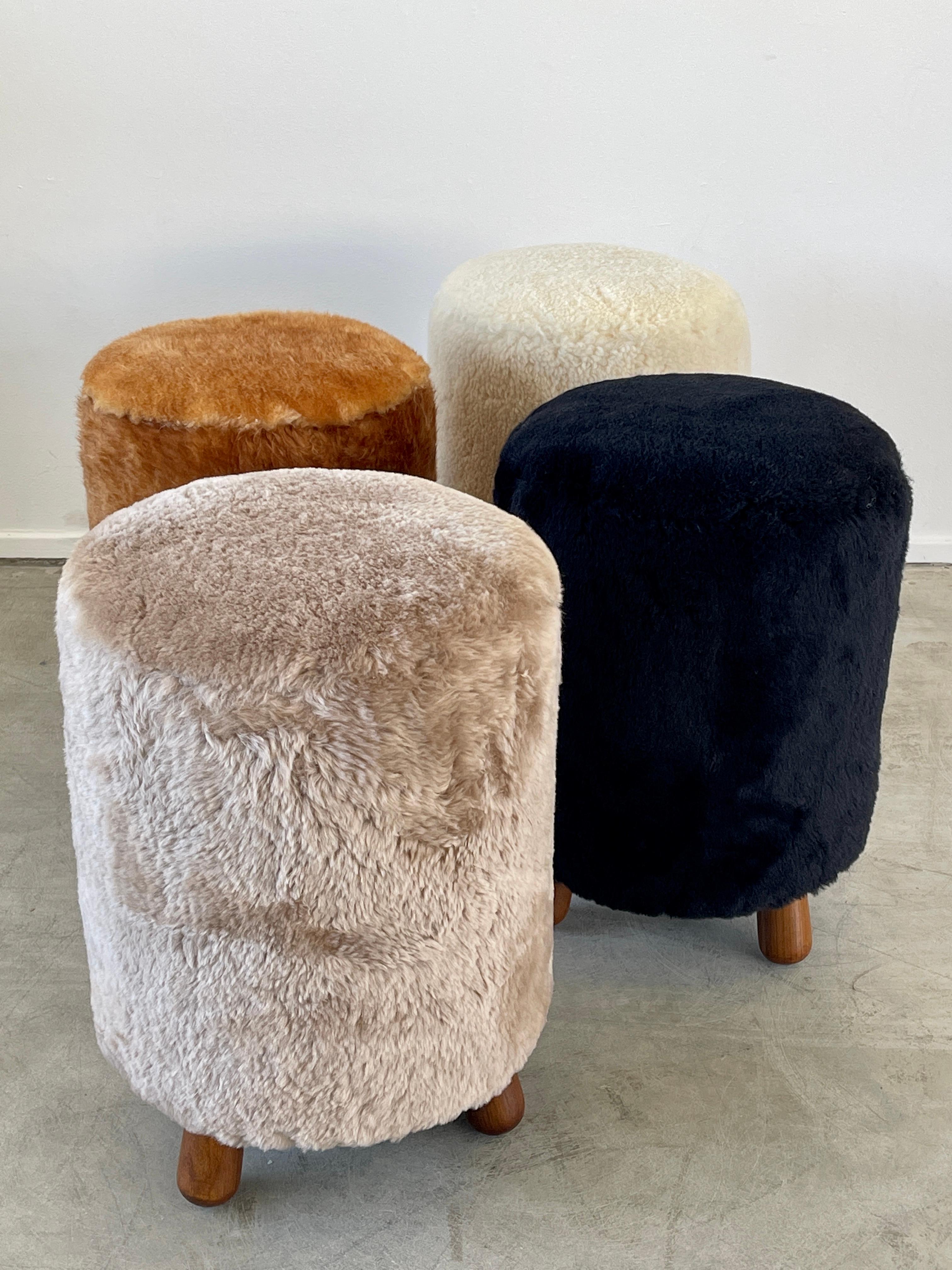 Tripod Stool by Orange In Good Condition For Sale In Beverly Hills, CA