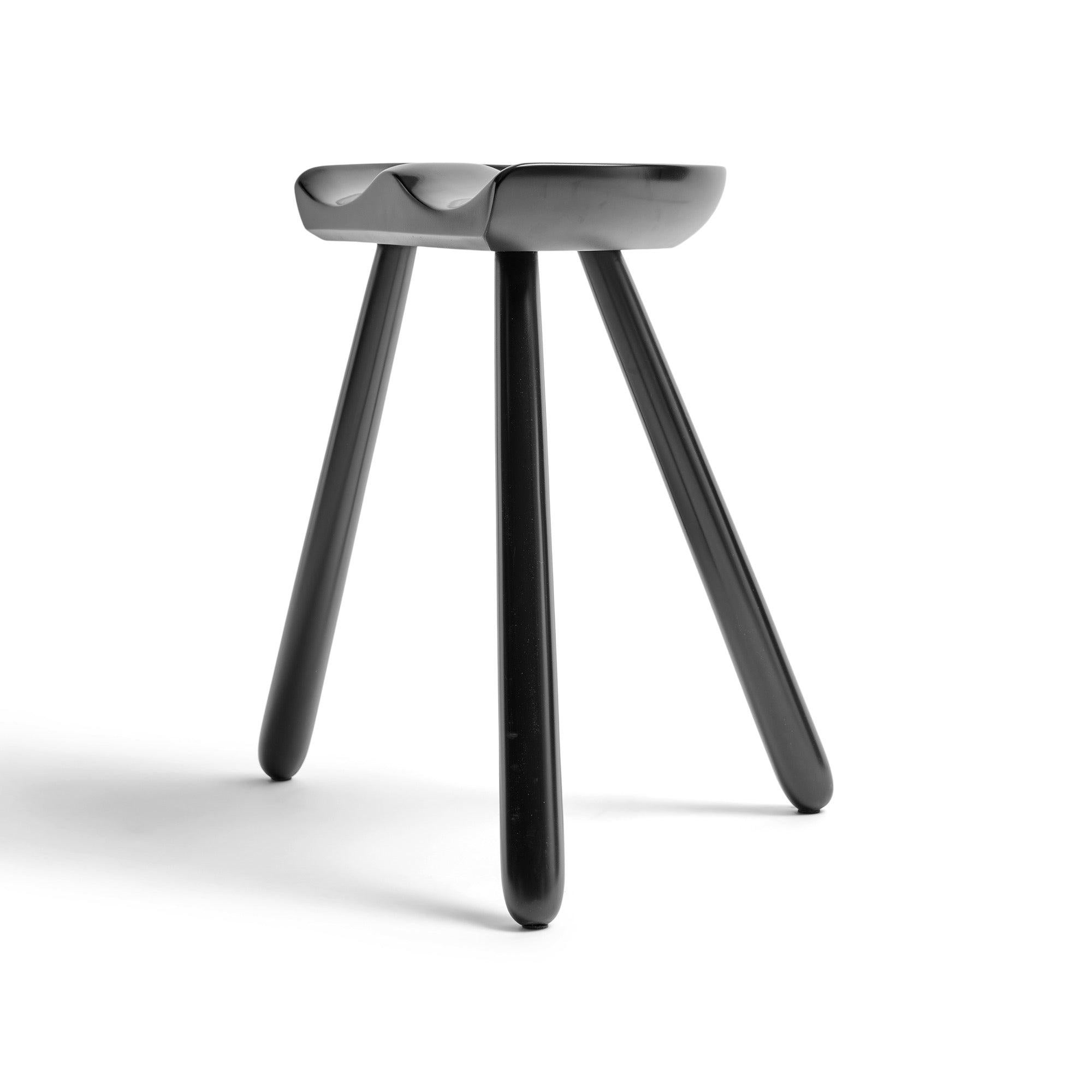 Danish Tripod Stool by Arne Hovmand-Olsen For Sale