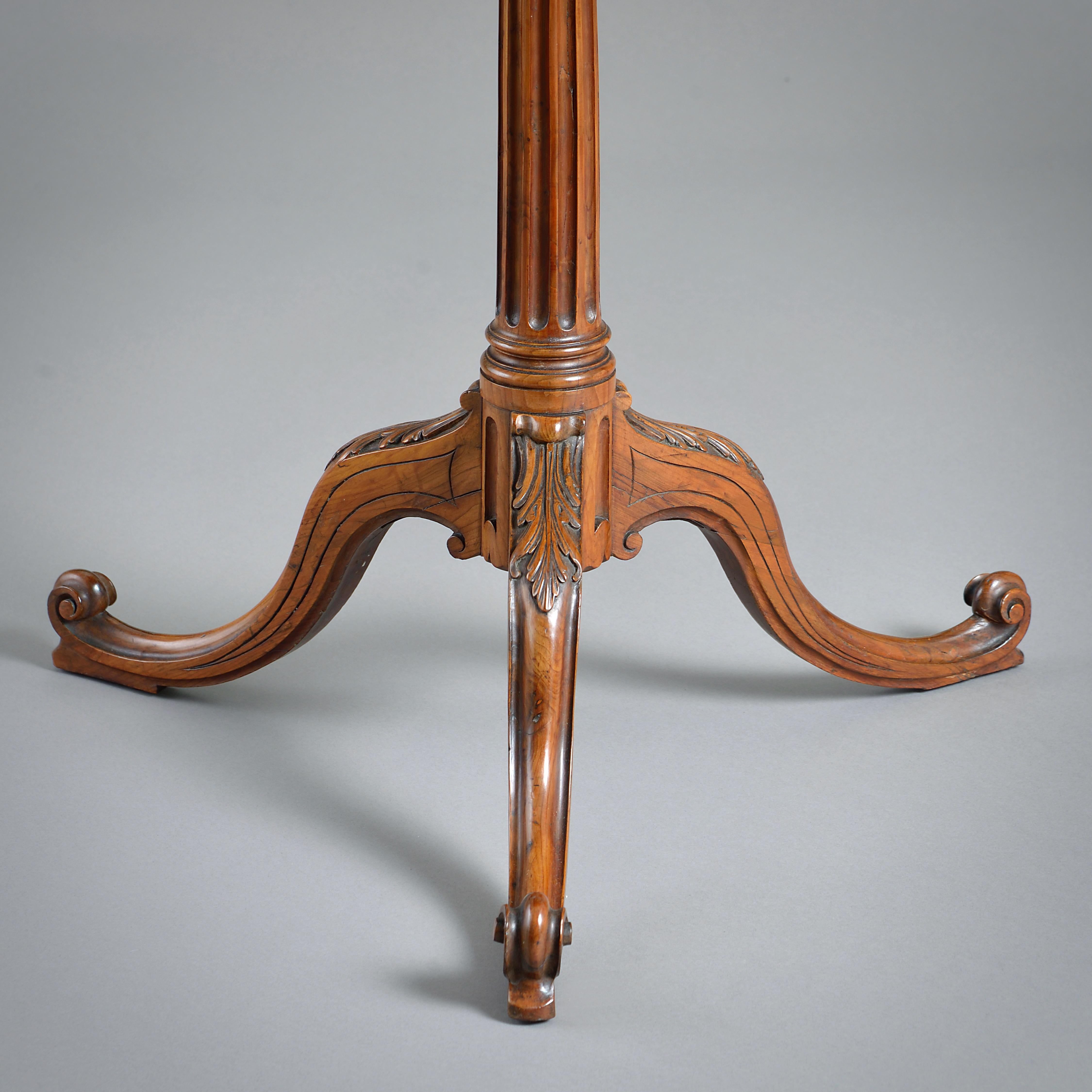 Tripod Table in the Manner of Thomas Chippendale For Sale 1