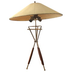 Tripod Table Lamp Attributed to Gerald Thurston for Lightolier, 1950s