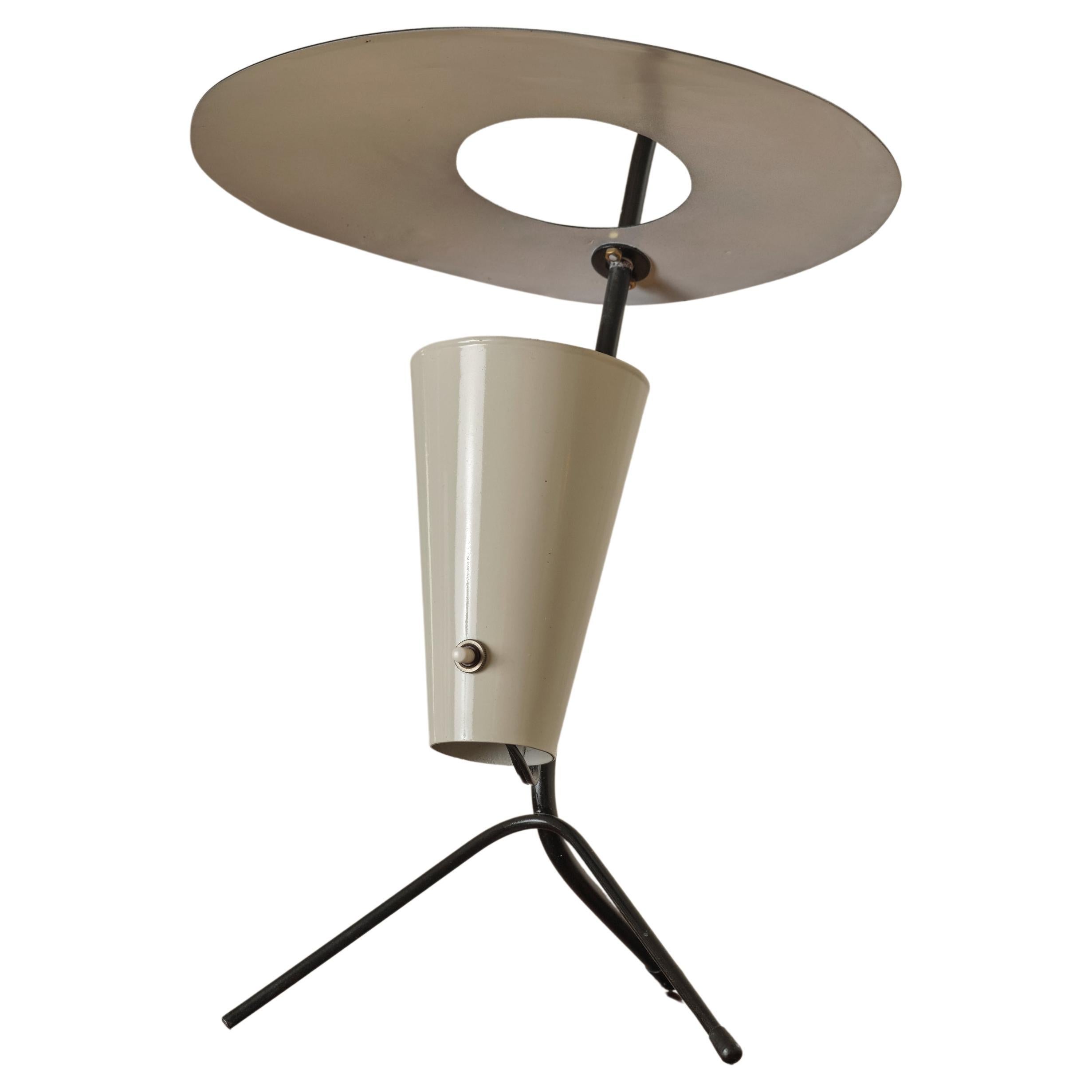 Tripod Table Lamp Attributed to Pierre Guariche For Sale