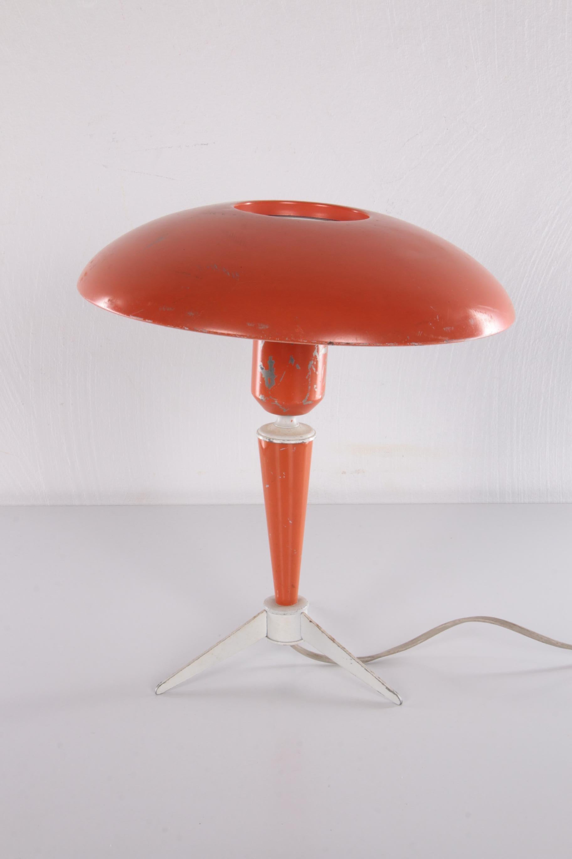 Mid-Century Modern Tripod Table Lamp “Bijou” by Louis Kalff for Philips, 1950s For Sale