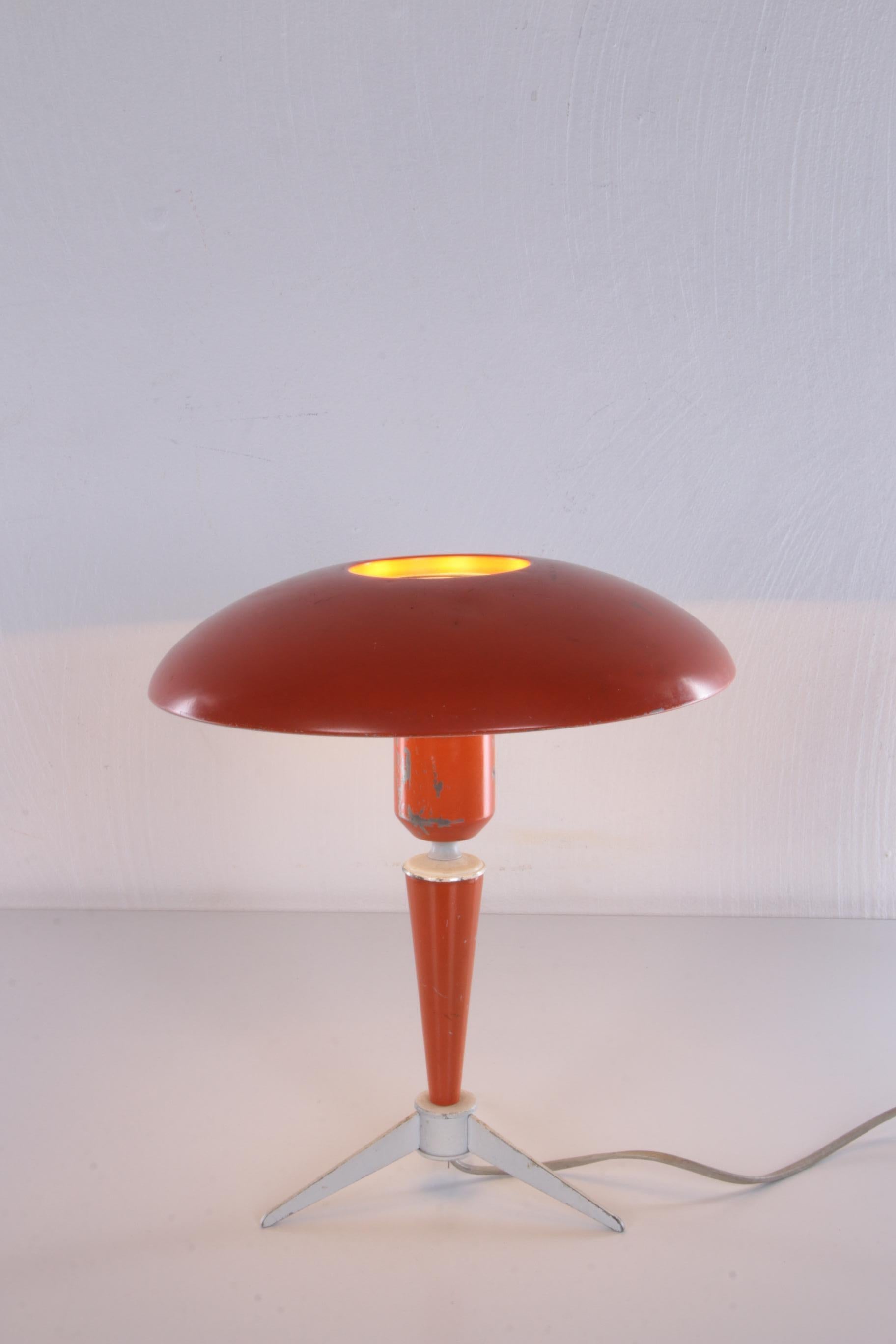 Dutch Tripod Table Lamp “Bijou” by Louis Kalff for Philips, 1950s