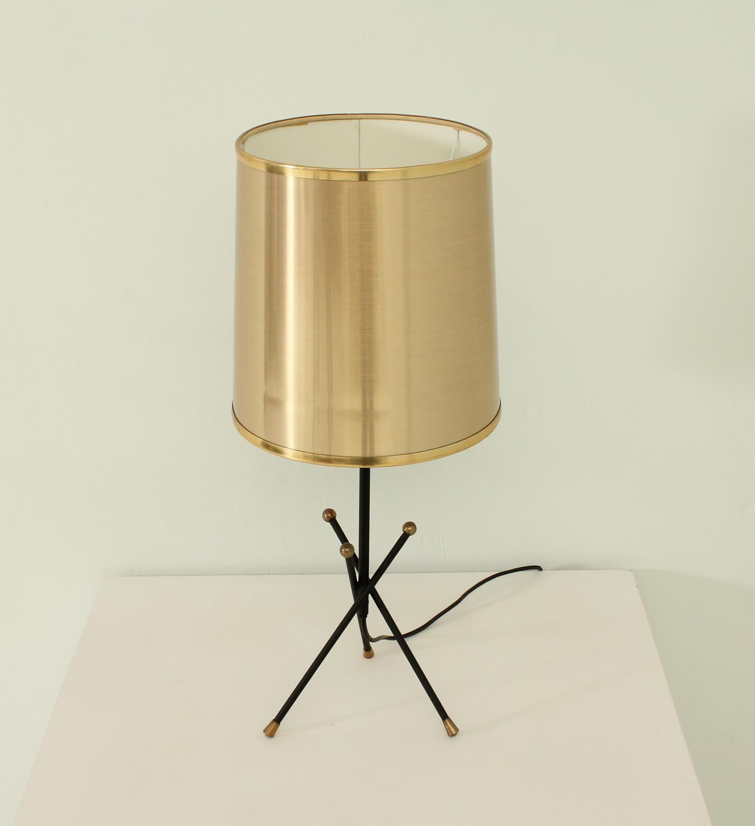 Mid-20th Century Tripod Table Lamp from 1950's, Spain For Sale