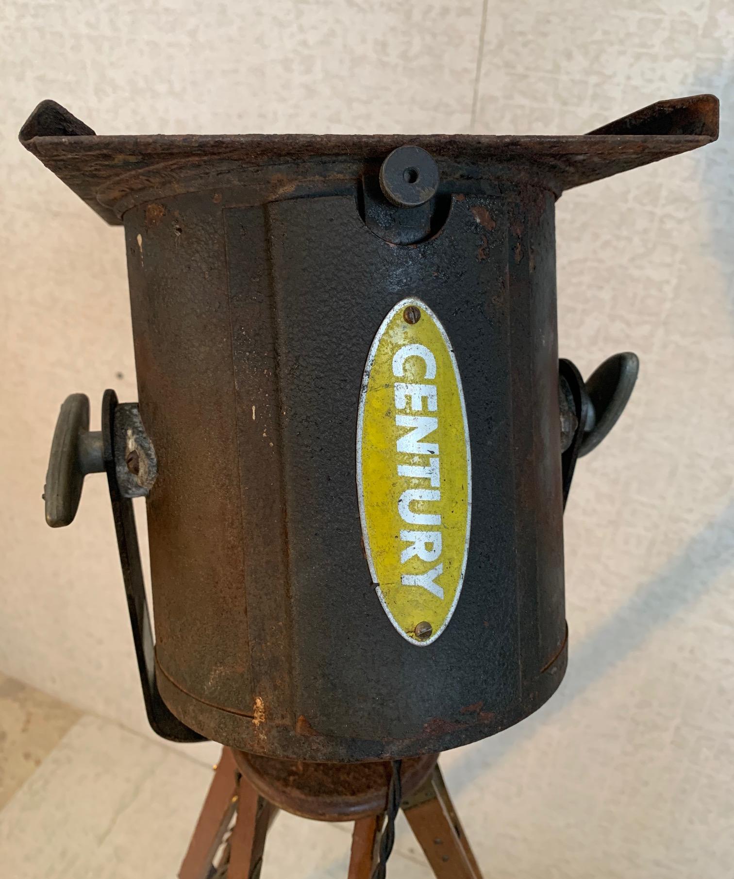 Birch Tripod Theater Light