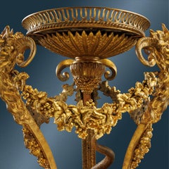Porte-vase tripode Paris dernier quart 19ème siècle