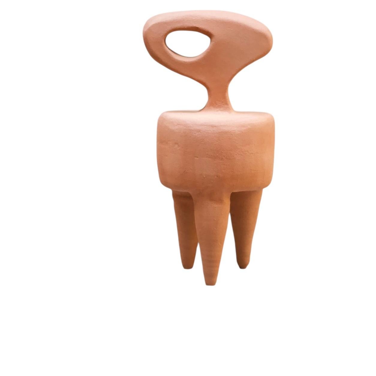 Trípodes Sentinela Sculptural Object in Ceramic by Julius Nobre For Sale