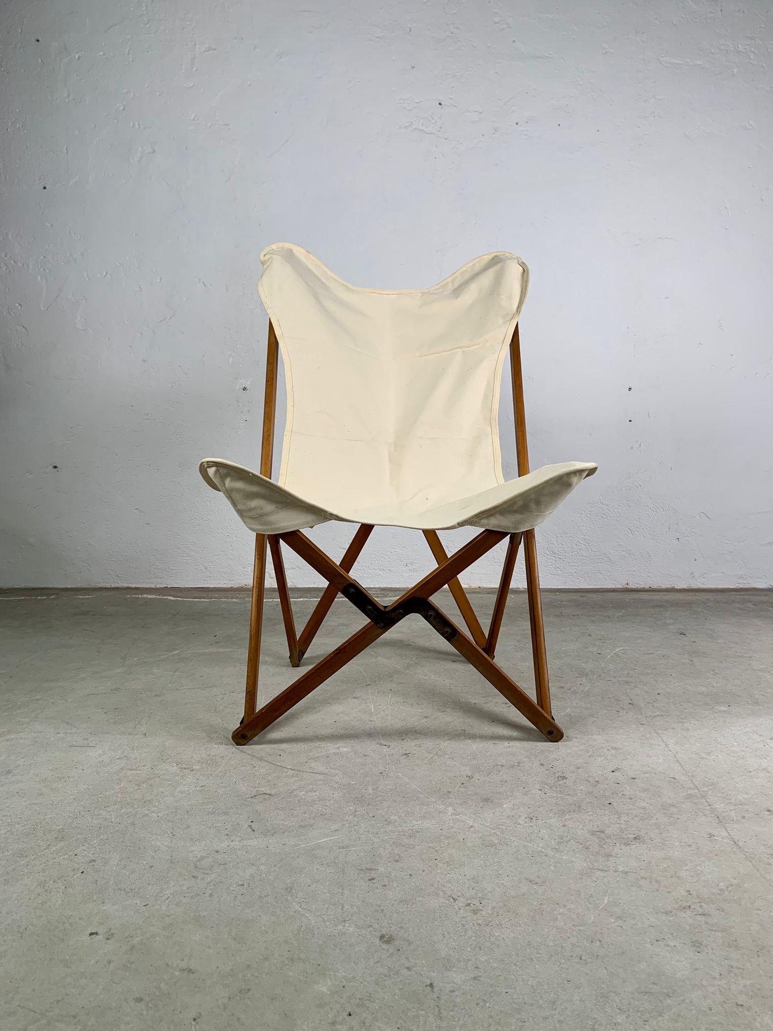 Mid-Century Modern Fauteuil Tripolina conçu par Joseph B. Femby, 1960 en vente