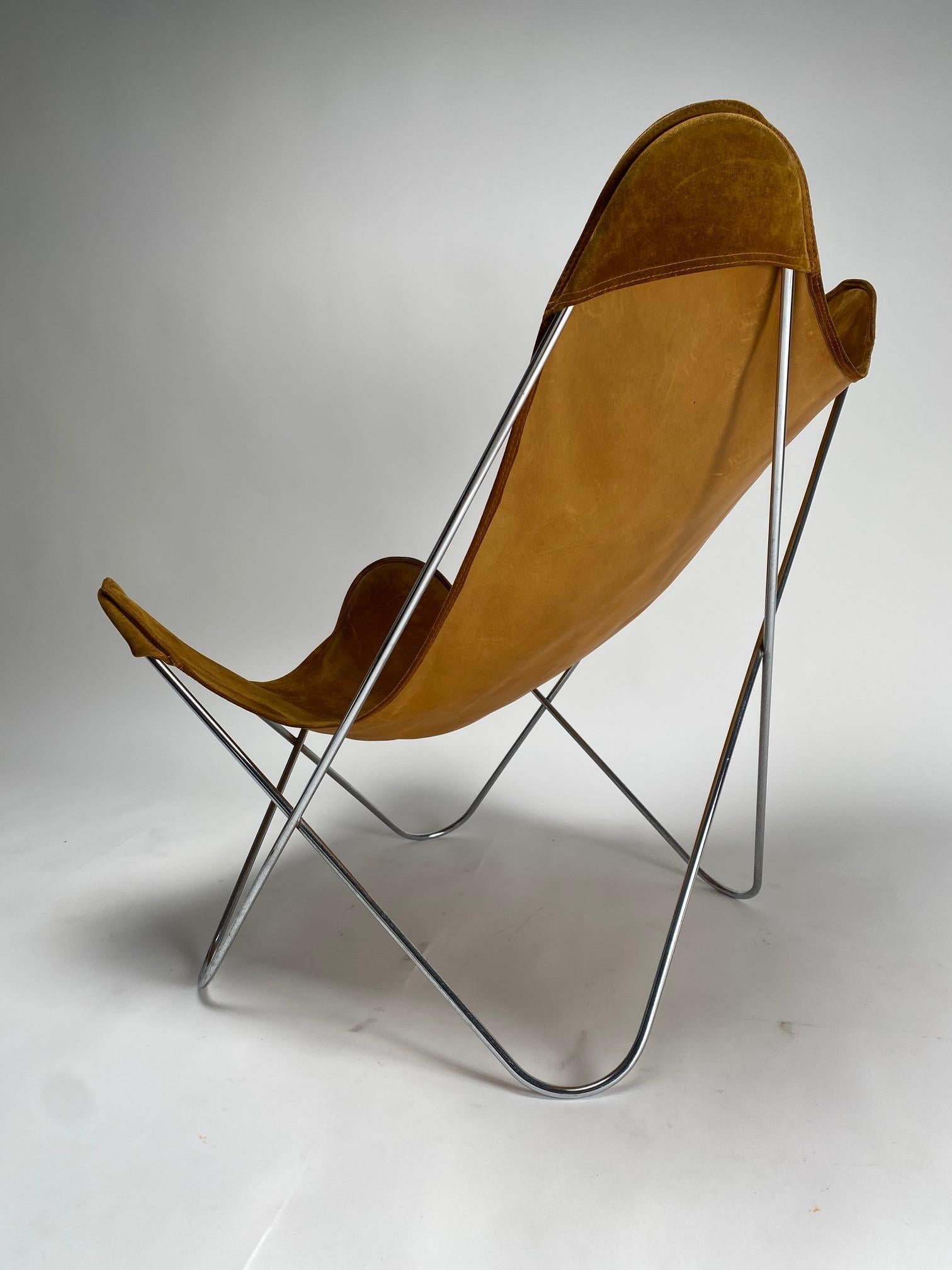 Tripolina armchair produced by Dino Gavina, Italy 1950s For Sale 3