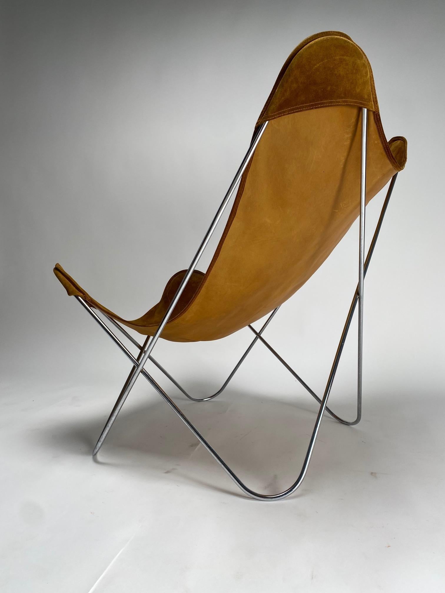 Tripolina armchair produced by Dino Gavina, Italy 1950s For Sale 4