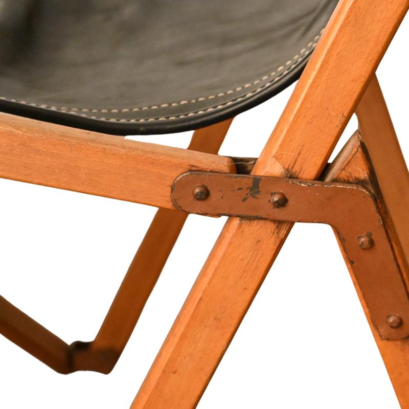 Mid-Century moderno Sedia pieghevole Tripolina di Dario Alfonsi in vendita
