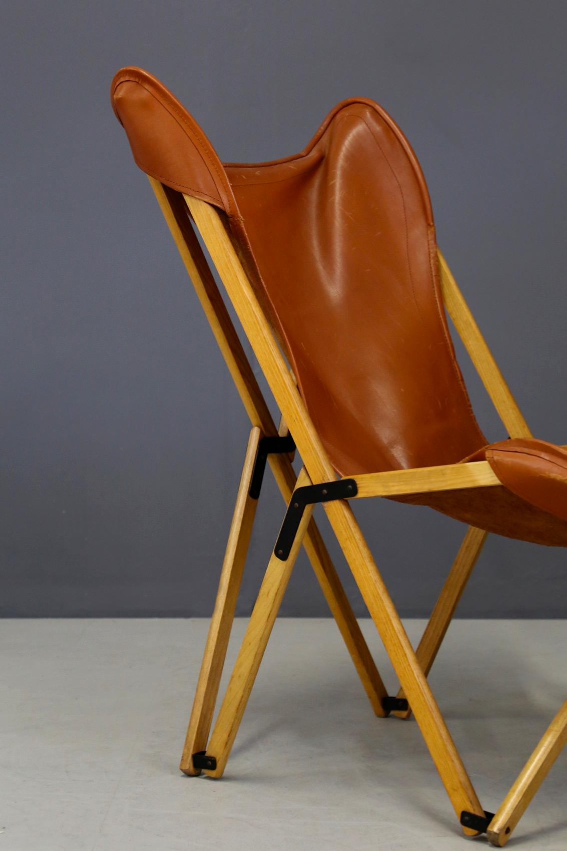 leather camp chair
