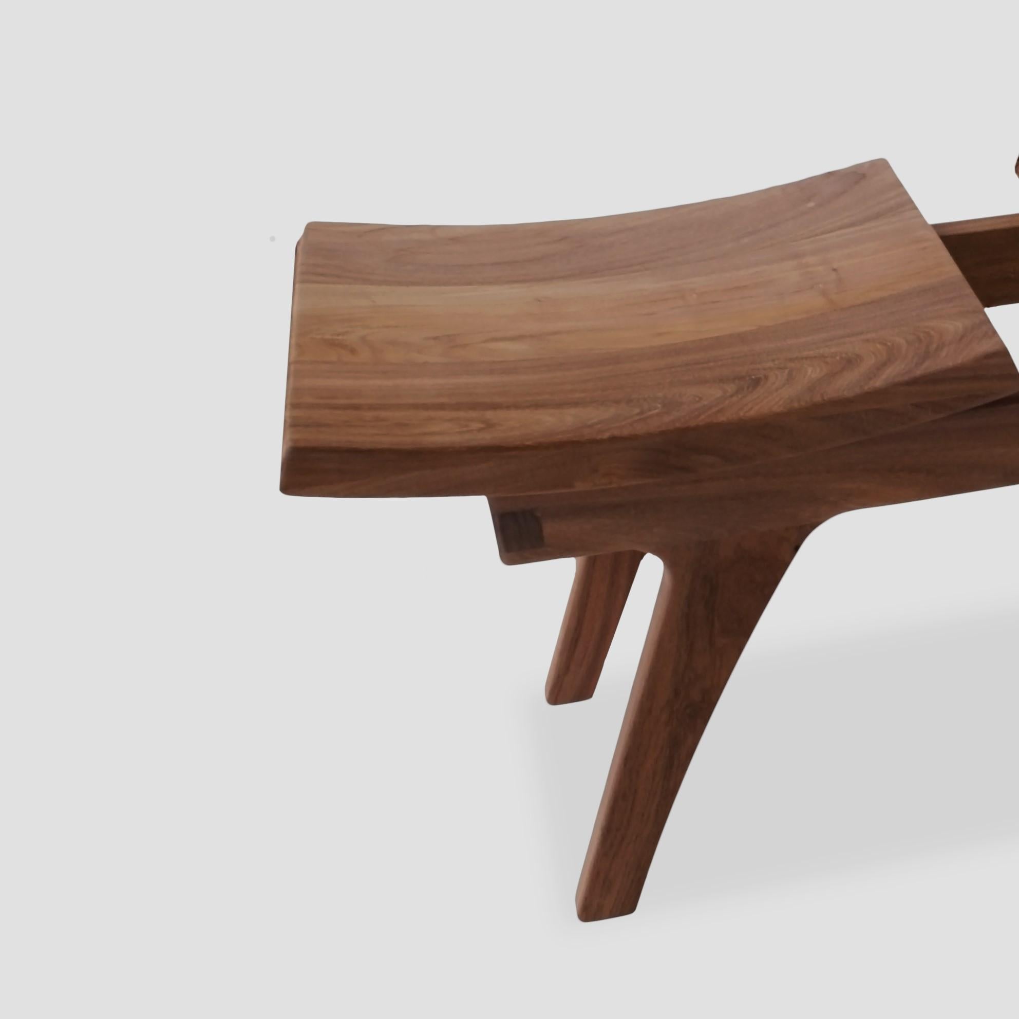 Post-Modern Tripot Bench by Arturo Verástegui For Sale